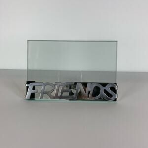 Glass FRIENDS Frame 4 x 6" Heavy Thick Tabletop